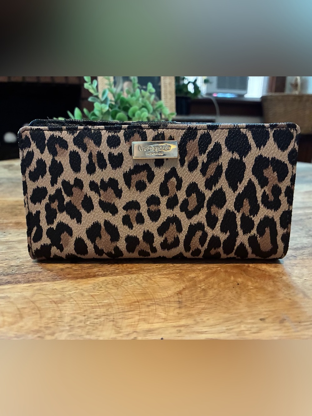 Kate Spade Leopard Print Wallet